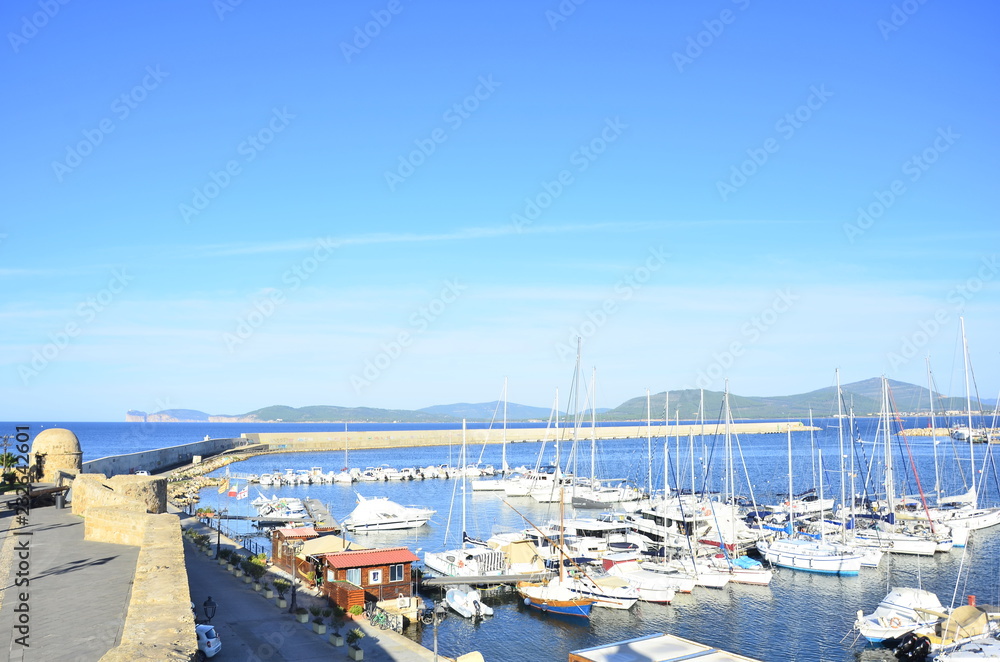 Hafen in Alghero Sardinien