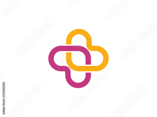 plus vector logo design