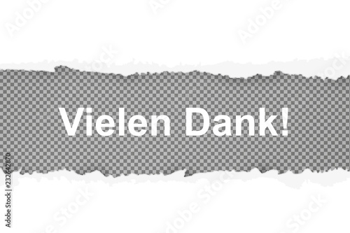 Vielen Dank - Transparenter Hintergrund