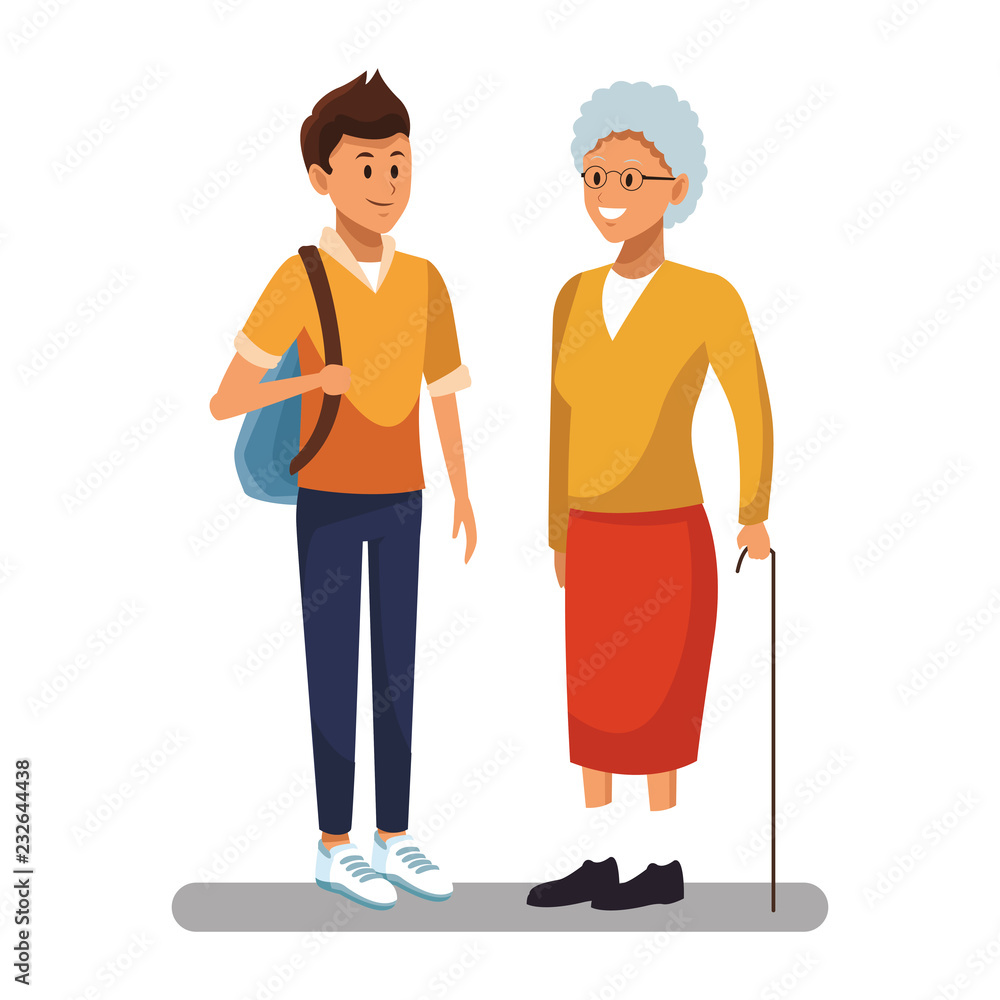 young man cartoon young man cartoon
