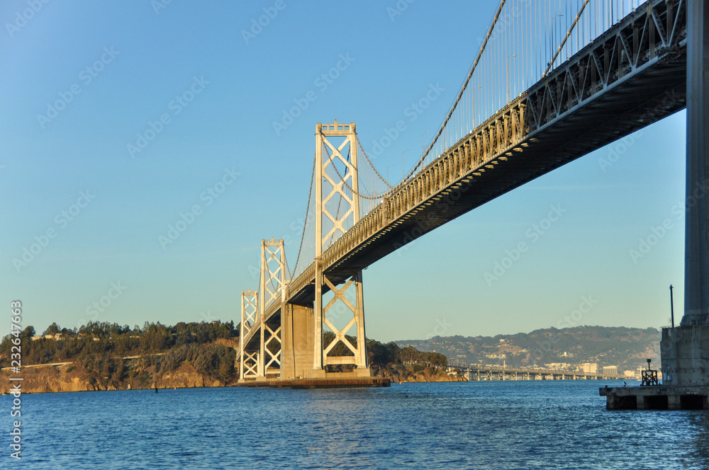 Bay Bridge from San Francisco to Oakland Bay Bridge from San Francisco to Oakland