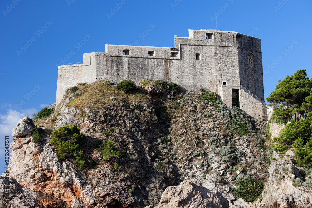 Fort Lovrijenac in Dubrovnik
