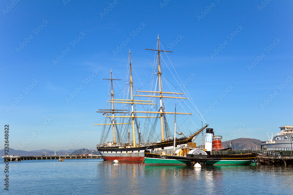 Big ship in San Francisco