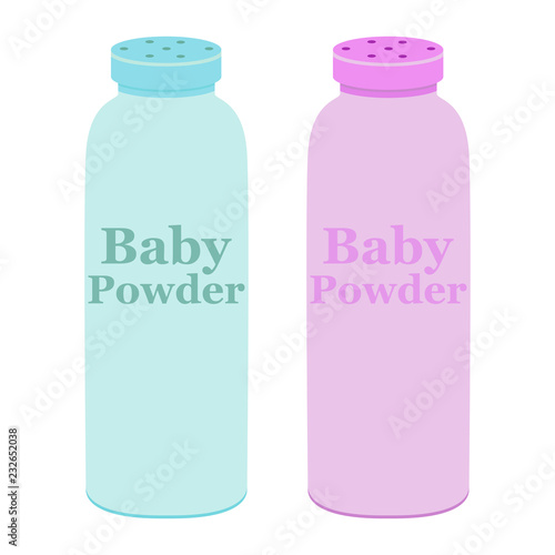 Baby powder. Vector illustration. EPS 10.