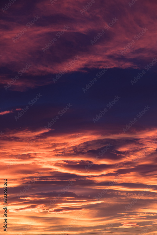 Sky in the sunrise Sky in the sunrise