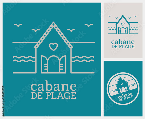cabane de plage, cabine 