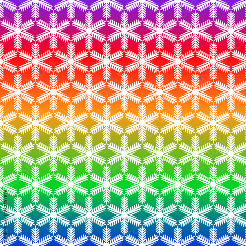 Pattern from snowflake without seam