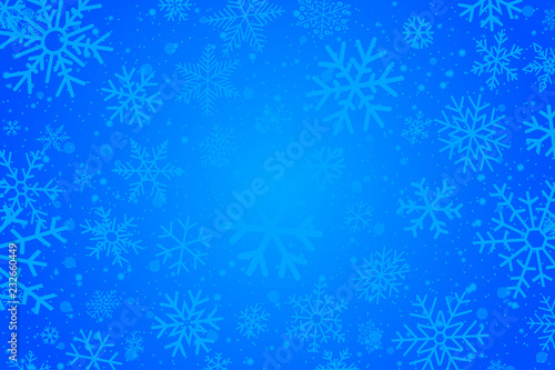 Winter background with snowfall