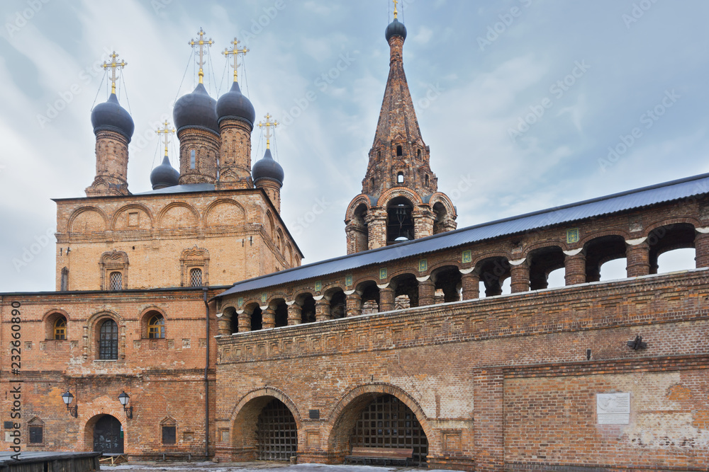 Orthodox Christian brick monastery