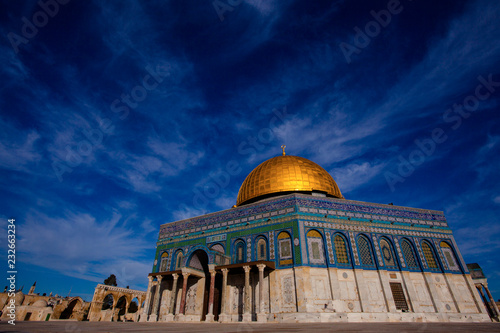 Canvas Print The Dome of the Rock , Jerusalem, Israel