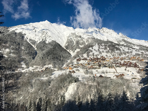 Alps in winter photo