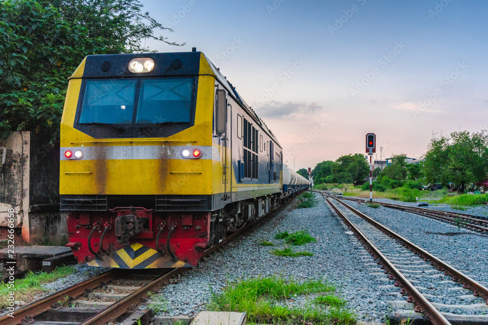 Trains are important transportation businesses. Trains are important transportation businesses.