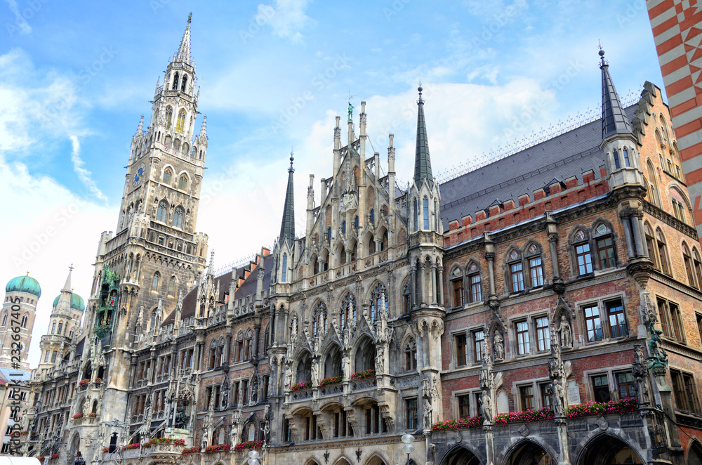 Marienplatz in Munich, Germany