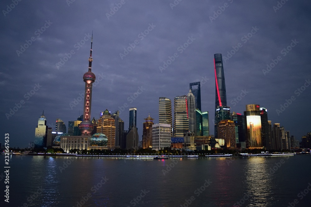 Naklejka premium Bund Shanghai