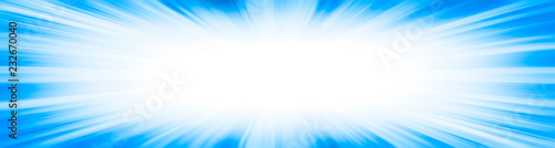 Blue starburst explosion border frame