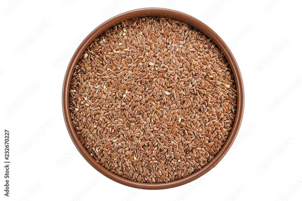 buckwheat in a plate on a white background buckwheat in a plate on a white background