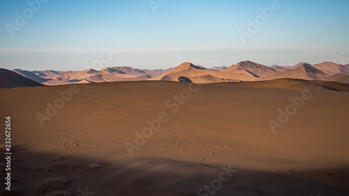 Desert sand dunes in Northern China