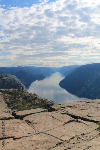 Vue du Preikestolen.