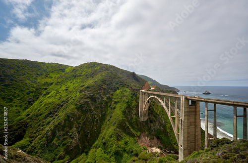 Bixby Creek Bridge on Highway 1, California