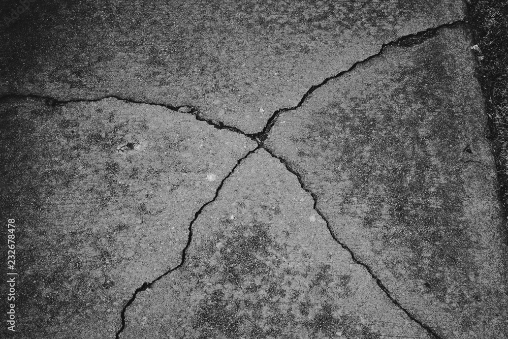 Obraz premium cracked concrete texture