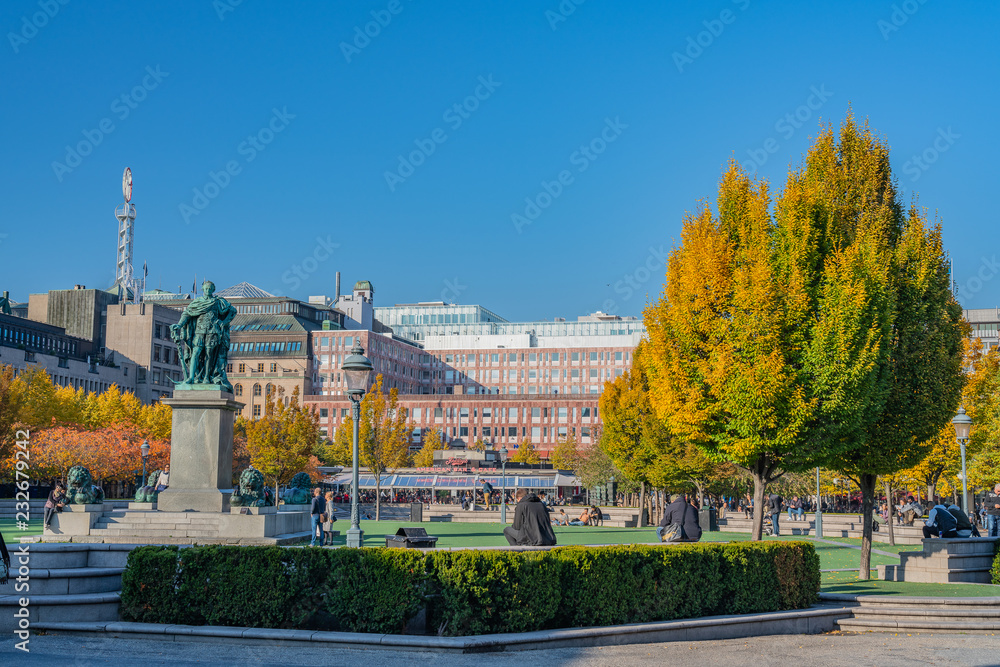 Fototapeta premium Sweden, Stockholm, city beautiful view