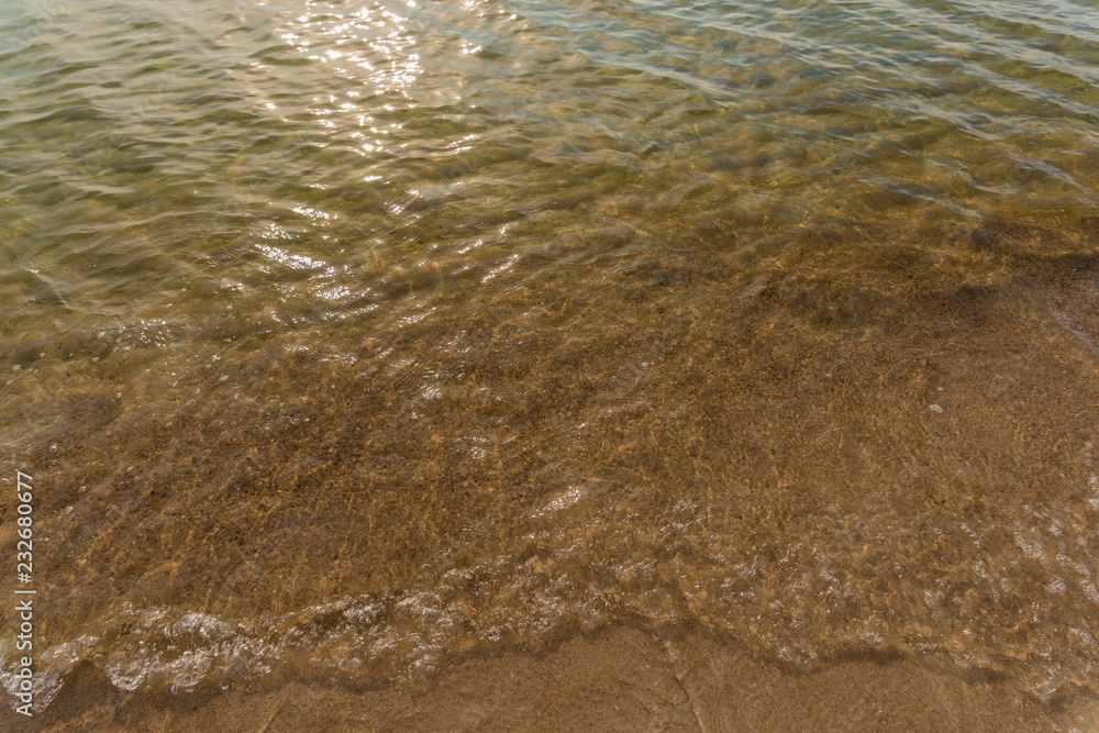 waves on the beach