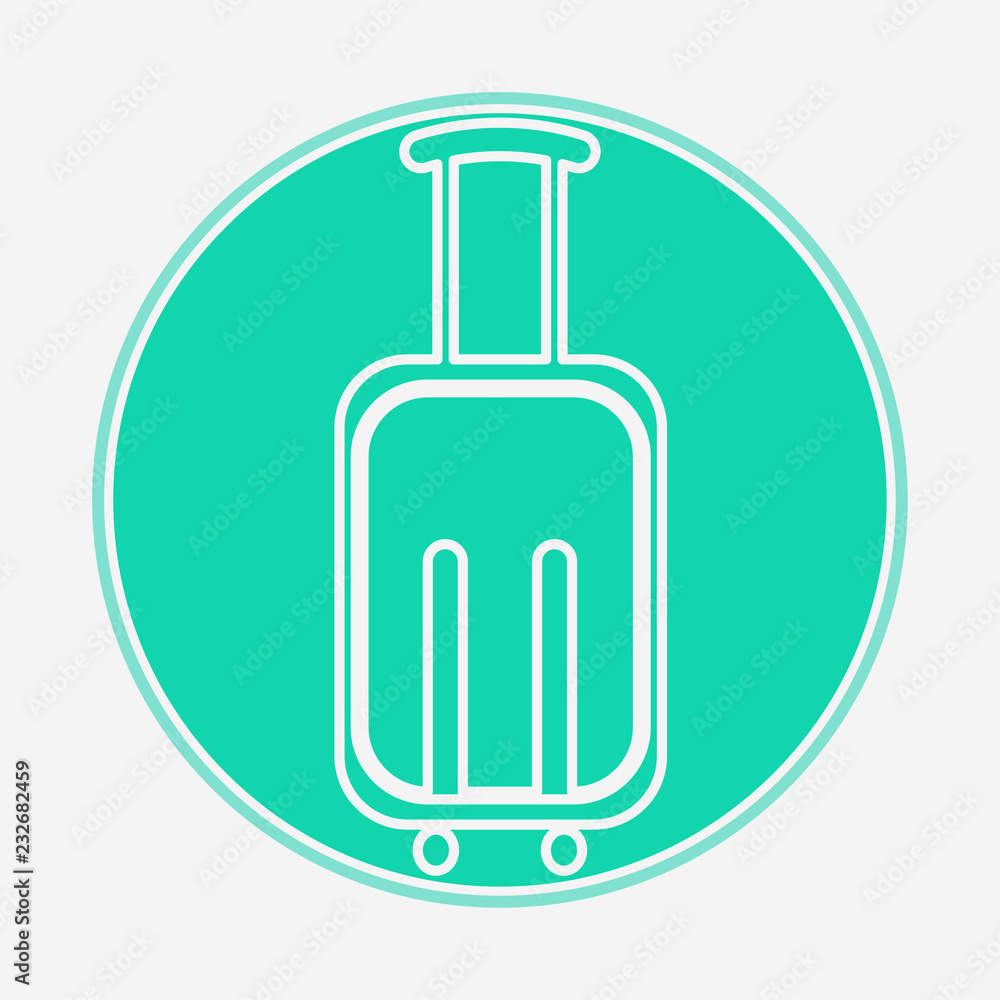 Suitcase vector icon sign symbol Suitcase vector icon sign symbol