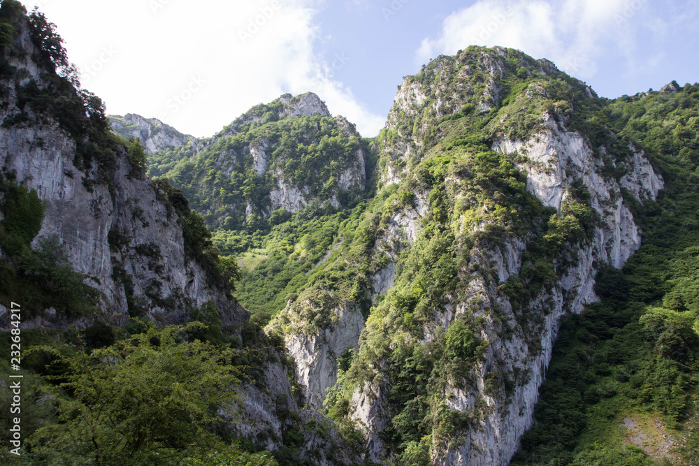 Gorge in Asturias, Spain