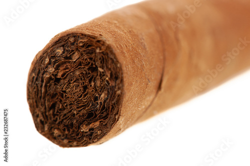 Cuban cigar isolated over white background