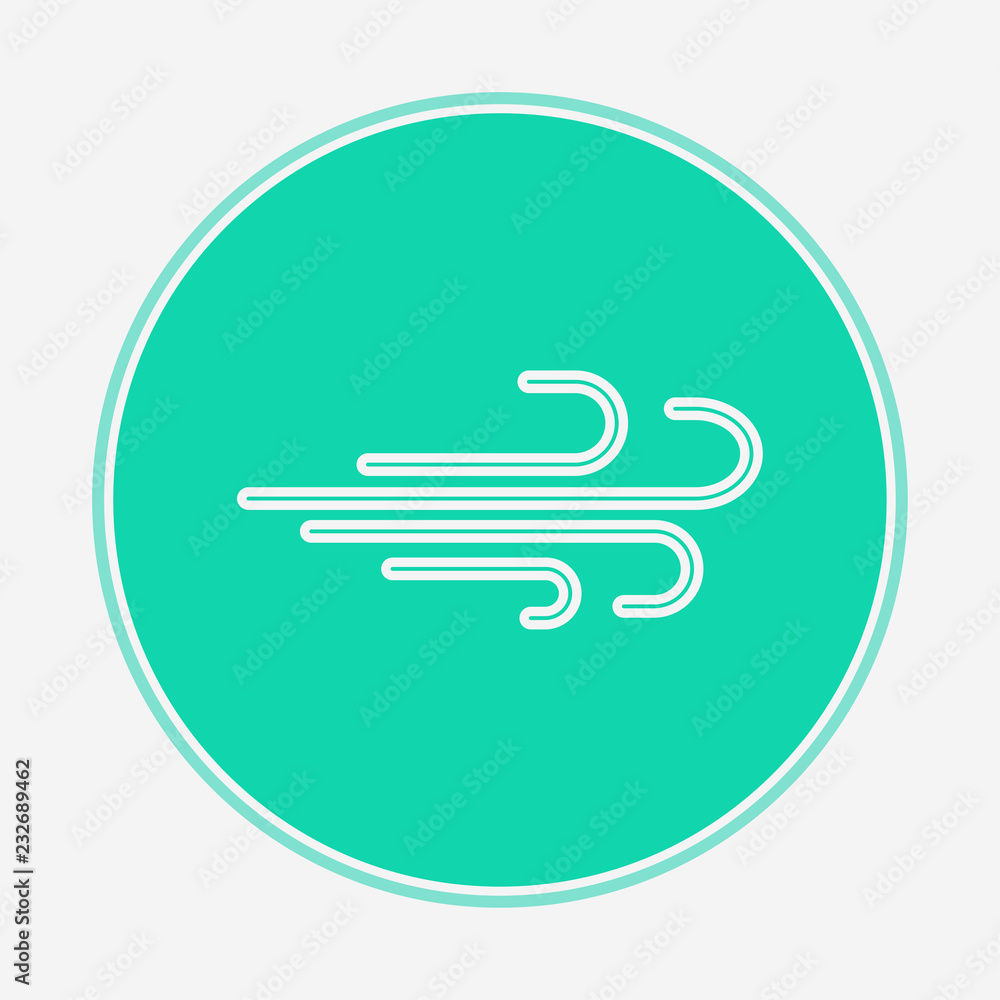 Wind vector icon sign symbol Wind vector icon sign symbol