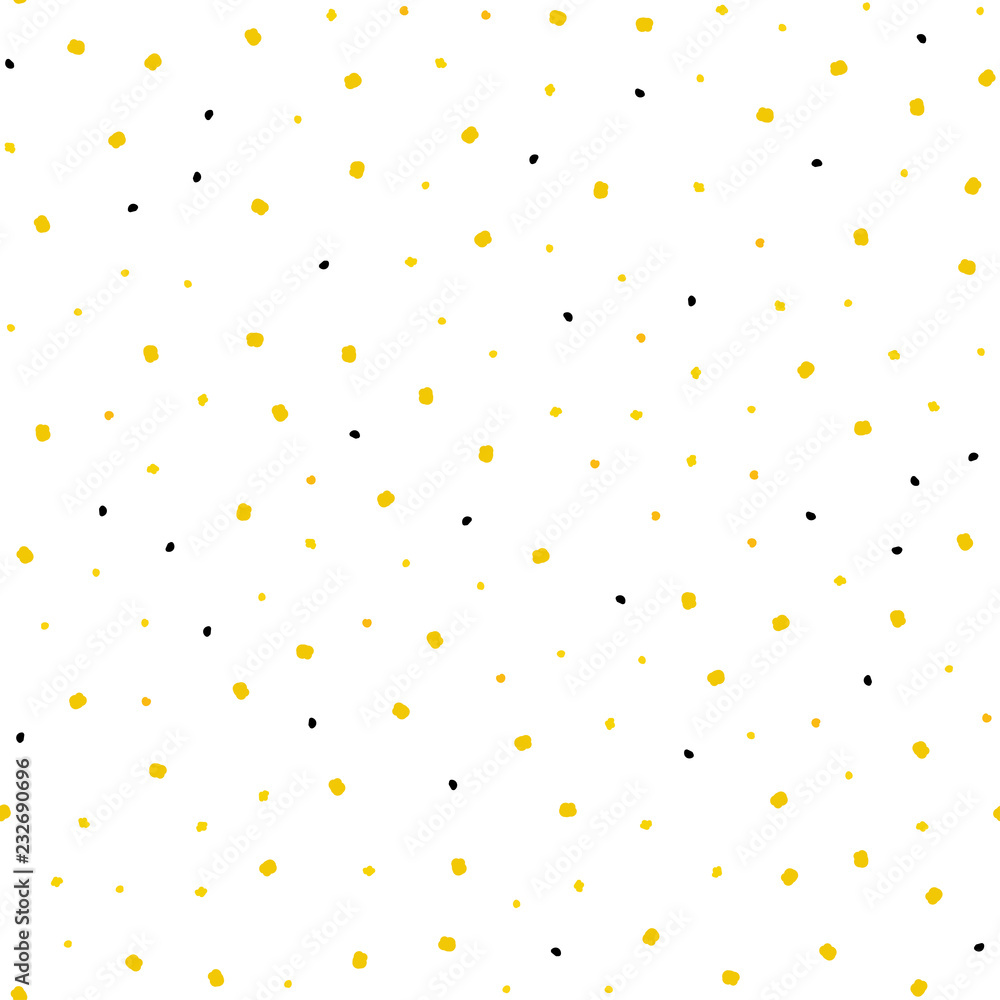 Light Orange vector seamless template with circles. Light Orange vector seamless template with circles.