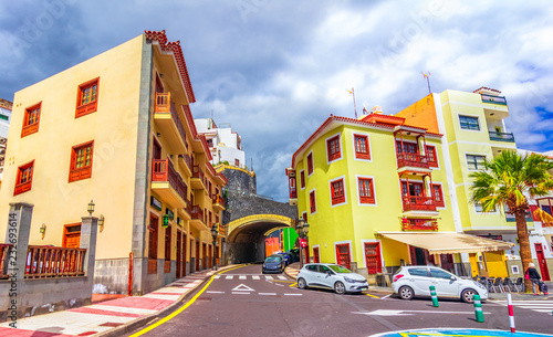 Candelaria,enerife, Spain: Street in Candelaria. Tenerife, Canary Islands © davidionut