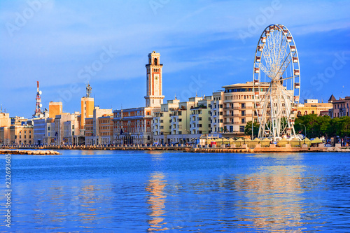 Bari, region of Apulia, Italy: Bari, region of Apulia, Italy: Big ferris wheel on the waterfront photo