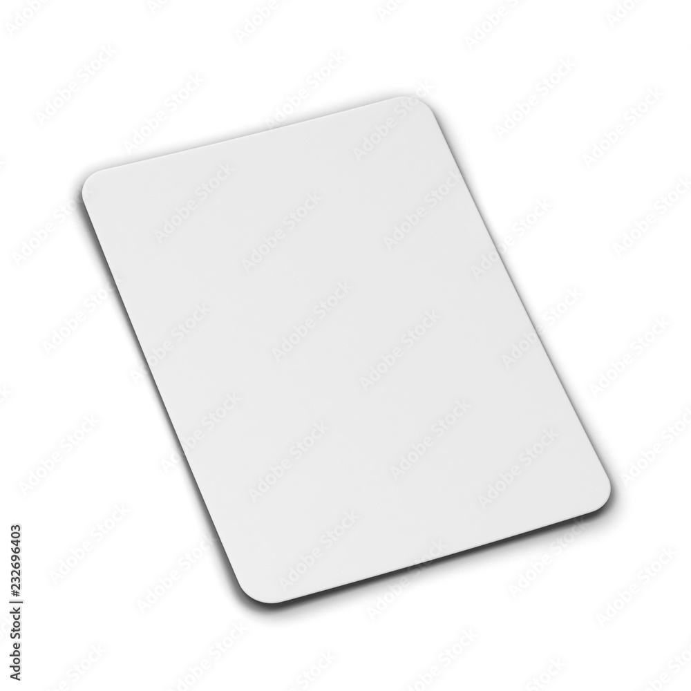 Blank playing cards for poker or other games Blank playing cards for poker or other games