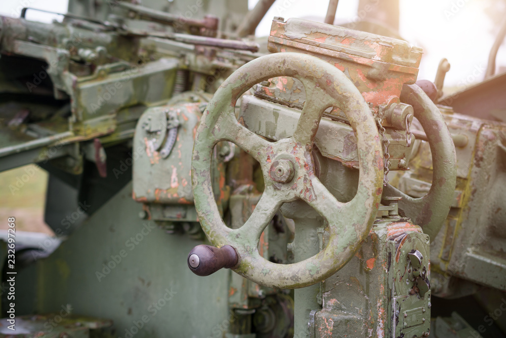 57 mm Automatic anti-aircraft gun s-60 M1950, russian military 57 mm Automatic anti-aircraft gun s-60 M1950, russian military