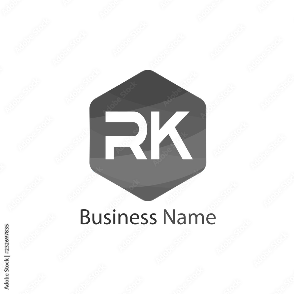 Initial Letter RK Logo Template Design Initial Letter RK Logo Template Design