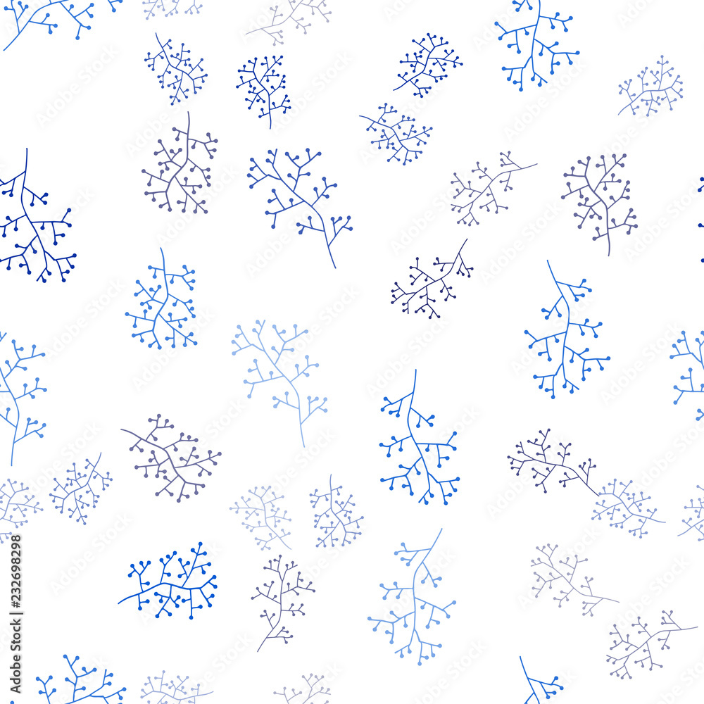 Dark BLUE vector seamless abstract backdrop with branches. Dark BLUE vector seamless abstract backdrop with branches.