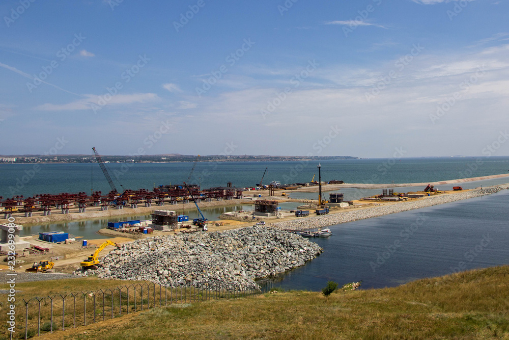 start of construction of Kerch bridge to Crimea start of construction of Kerch bridge to Crimea