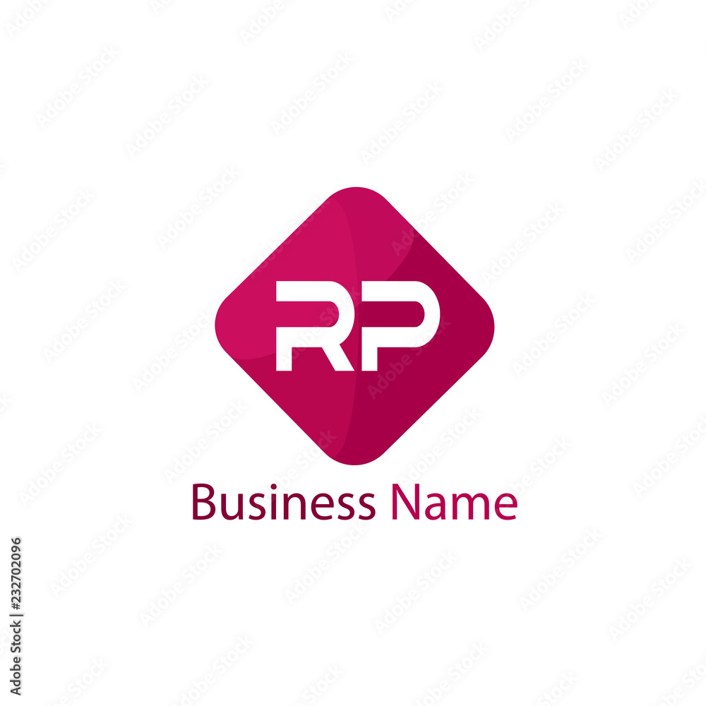 Initial Letter RP Logo Template Design Initial Letter RP Logo Template Design