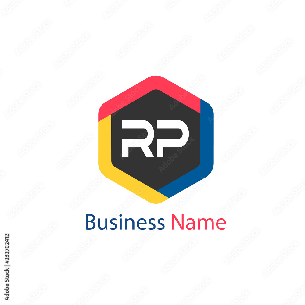 Initial Letter RP Logo Template Design Initial Letter RP Logo Template Design