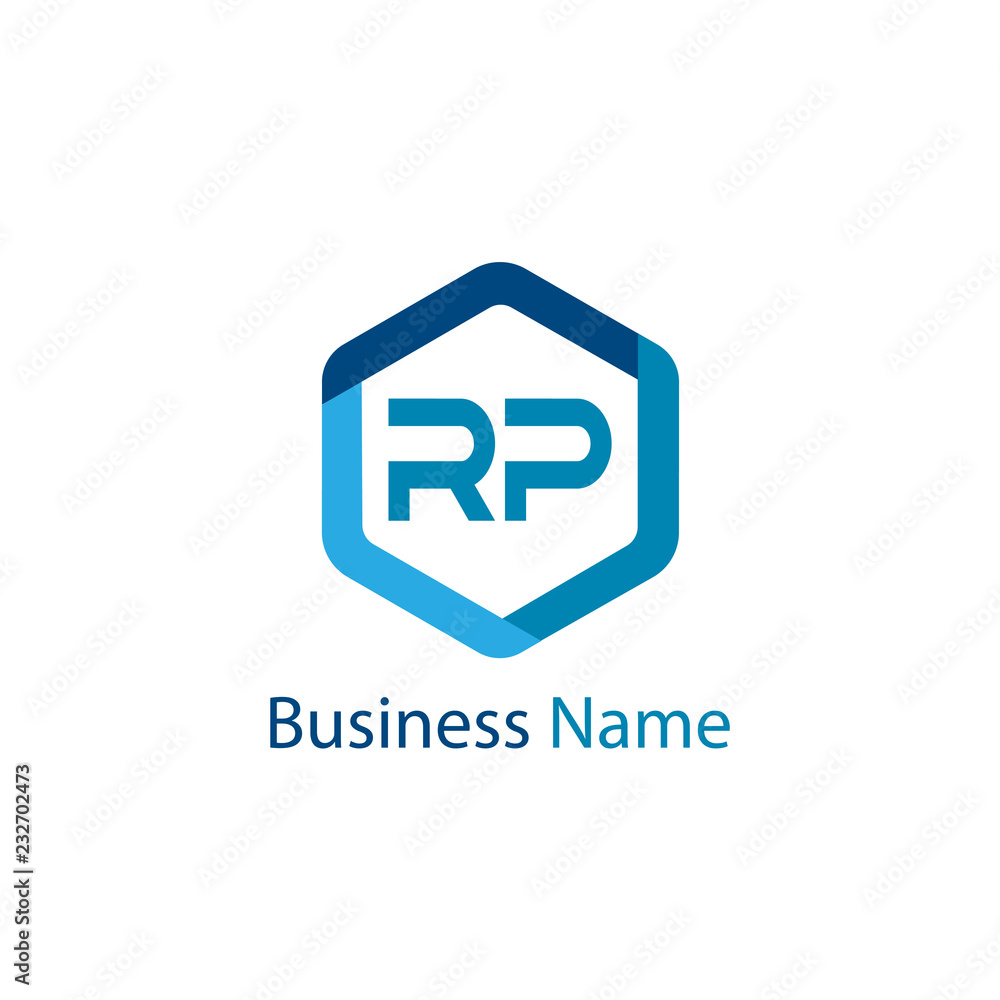 Initial Letter RP Logo Template Design Initial Letter RP Logo Template Design
