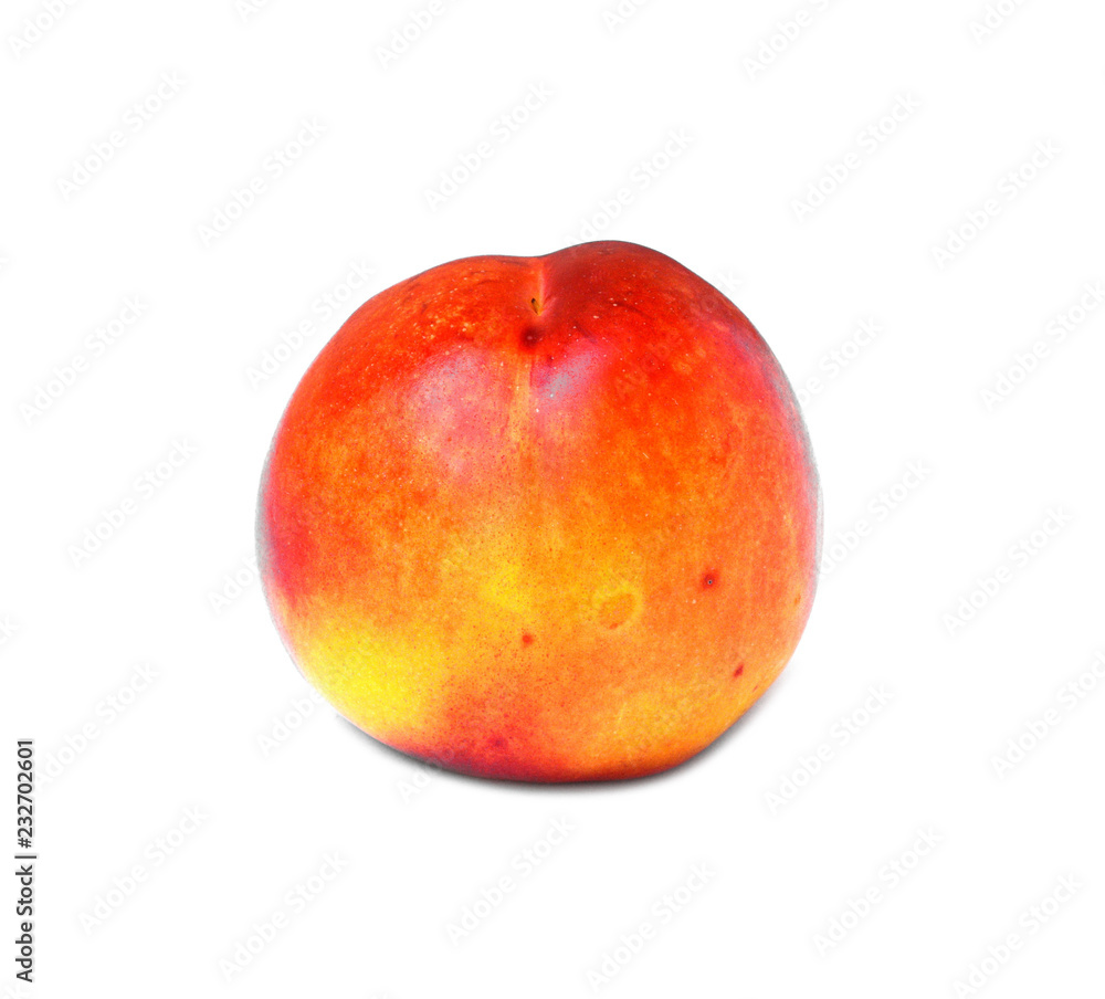 Nectarine isolated on white background Nectarine isolated on white background