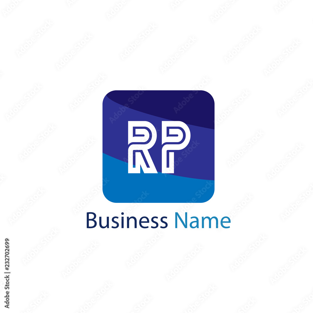 Initial Letter RP Logo Template Design Initial Letter RP Logo Template Design