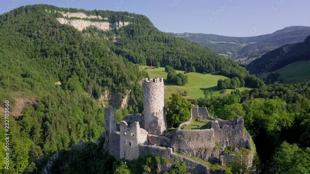 Aerial of Neu-Falkenstein Castle (1145 AD) Aerial of Neu-Falkenstein Castle (1145 AD)