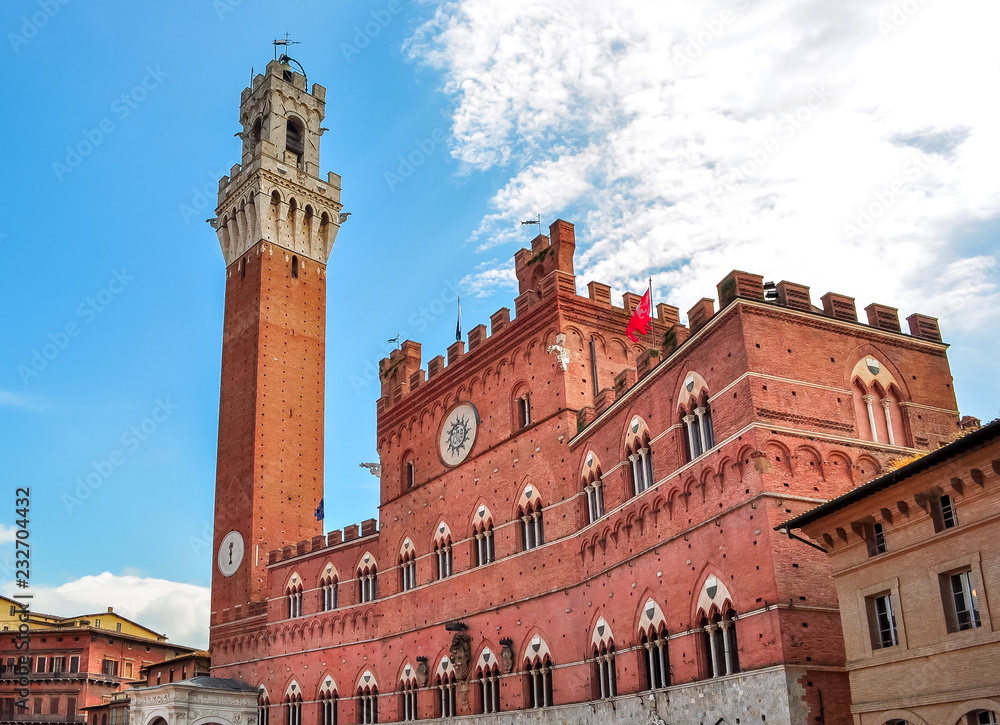Siena Town hall, Italy