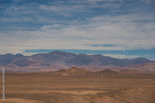 Panorama of High Atlas mountain range in central Morocco. Northern Africa © smoke666