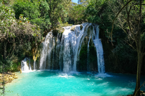 Cascades of El Chiflon waterfall, Chiapas, Mexico