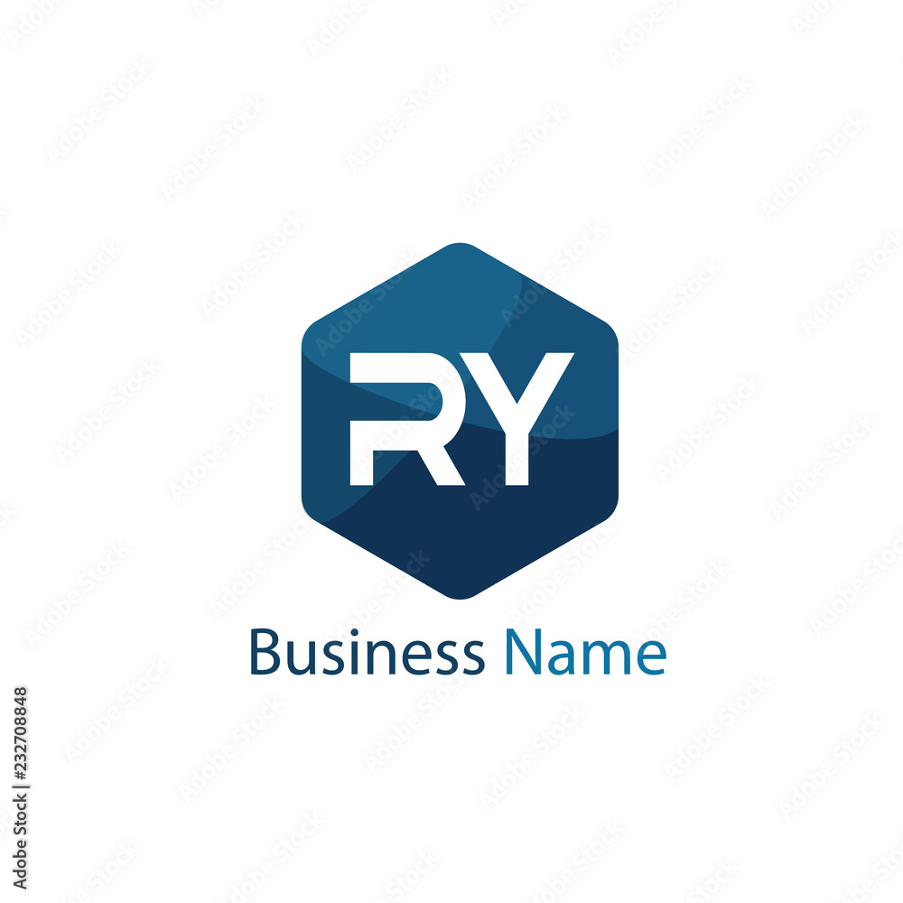 Initial Letter RY Logo Template Design Initial Letter RY Logo Template Design