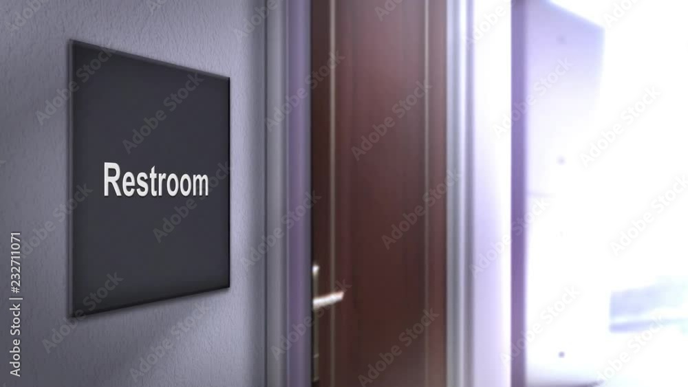 Modern interior building signage series - Restroom Modern interior building signage series - Restroom