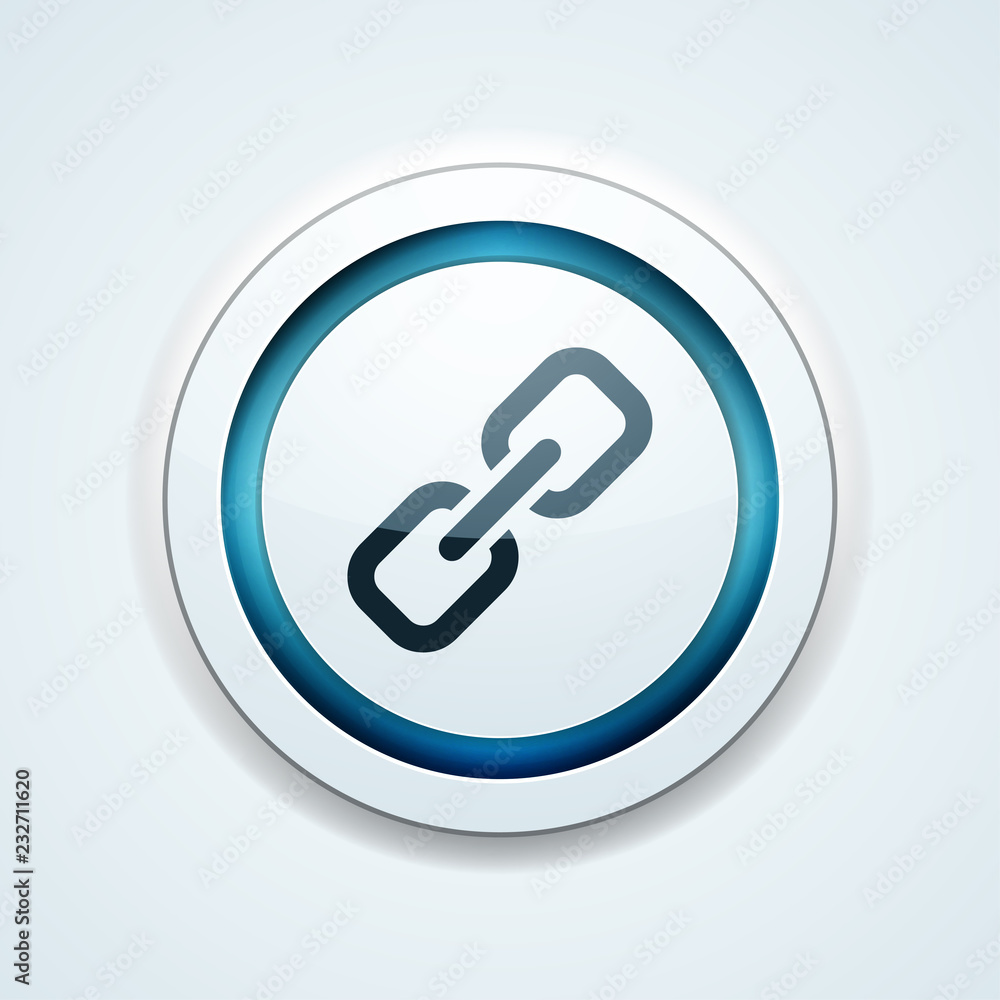Link Chains button illustration Link Chains button illustration